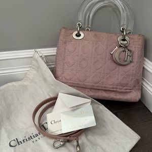 SOLD Lady Dior COMPLETE INCLUSIONS With Strap, Authenticity Card and Dustbag